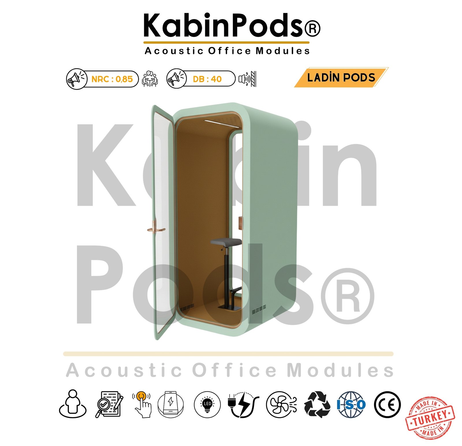 Açık Ofislerde Telefon Kabini