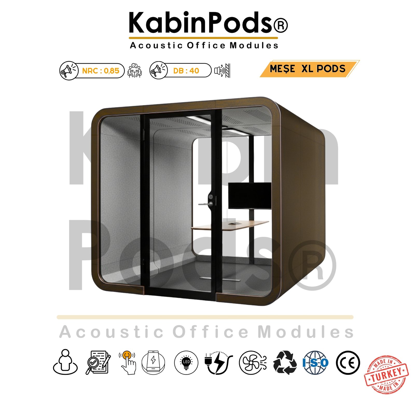 Akustik Kabin ve Çalışma Kabini