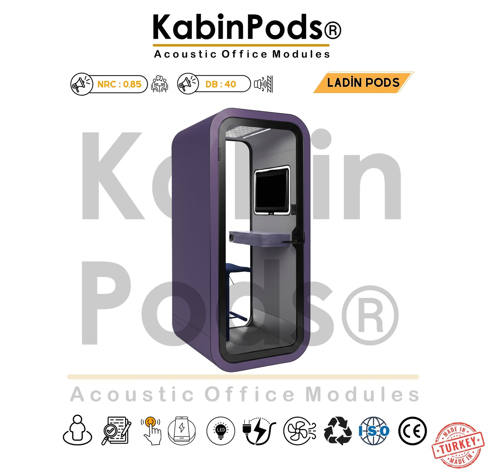 Akustik Telefon Kabini