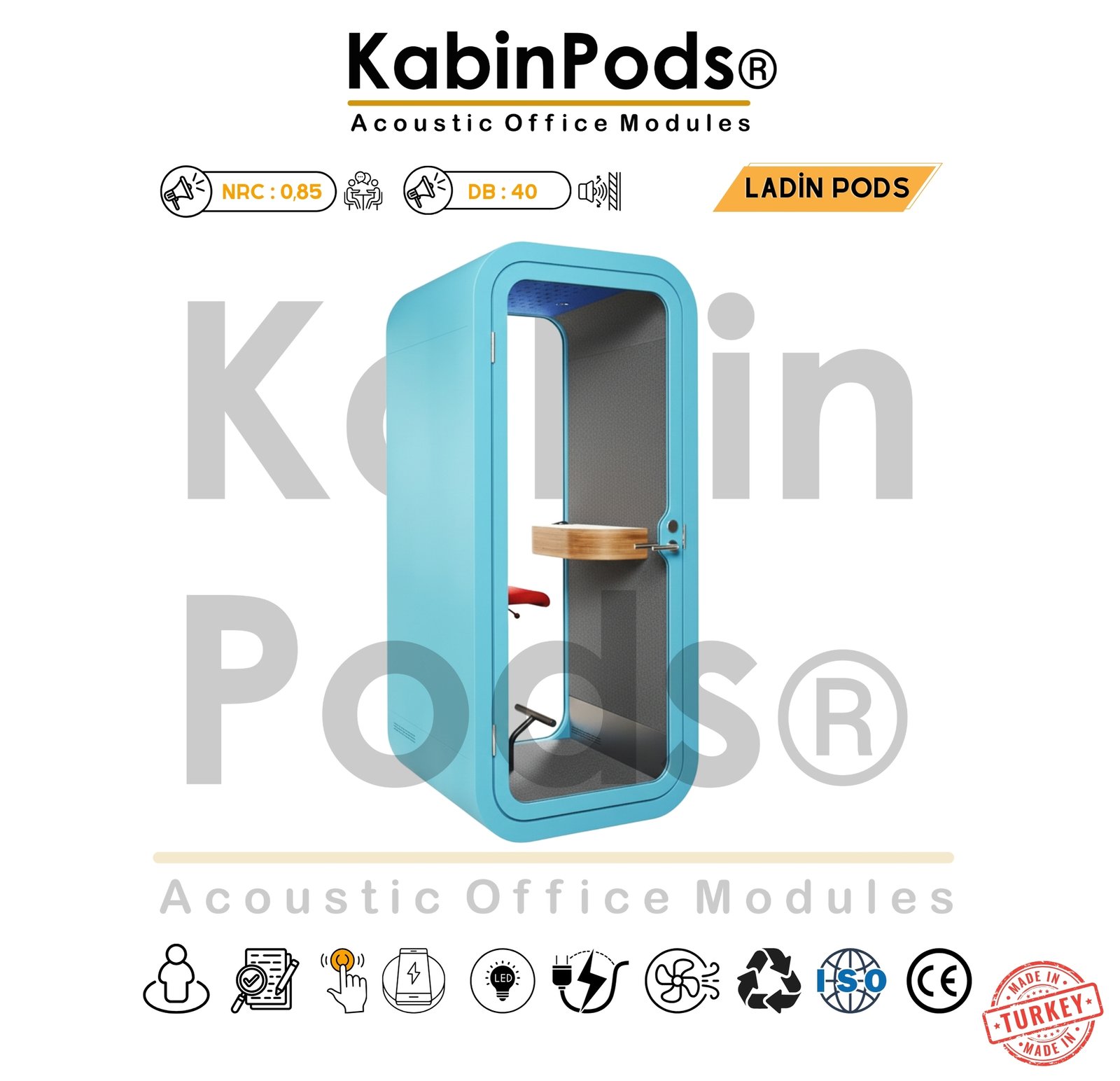 Akustik Telefon Kabini Fiyatları